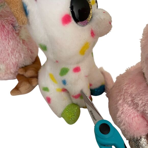 TY Beanie Boos Lot of 3 Stuffed Bean Bag Plush Kiwi Fiona Harmonie - Picture 7 of 16